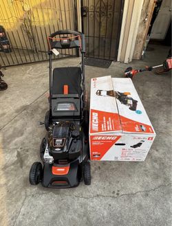 ECHO 21 in. 190 cc Briggs and Stratton Gas 3-in-1 Dual Blade RWD Self-Propelled Lawn Mower with Mow