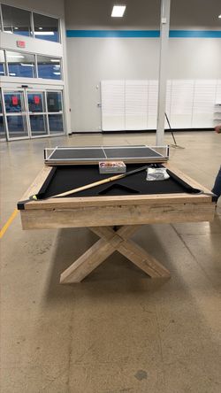 Pool Table with Ping Pong Top Conversion