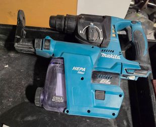 Makita 18V Brushless Rotary Hammer with HEPA Dust Extractor
