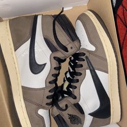 Jordan 1 Mocha Travises  Size 9 Men 