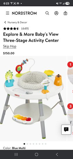 Skip Hop Baby Activity Center: Interactive Play Center with 3-Stage Grow-with-Me Functionality, 4mo+, Explore & MoreGrow-with-Me Functionality, 4mo+, 