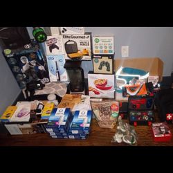 Air Fryer, George Foreman, Brita, Bread Maker, Kids Toys, Hover Board L, Winter Boots, Floor Lamp, Ninja Blender L, Food Processor, Different Prices