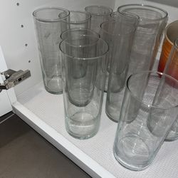 Hurricane Vases And Tapered Candles 