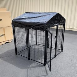(New in Box) $170 Heavy Duty Dog Kennel Crate with Cover Pet Playpen 4x4x4.5ft