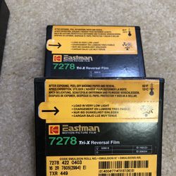 Kodak Tri‑X Reversal Film 7278 – 16 mm × 100 ft (Sealed, Cool Basement Storage)