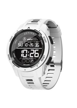 Activa Ranger X Terrain Invicta Digital Men's Watch 45mm White ACW8105-002 New!