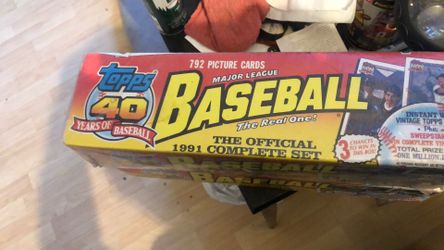 1991 Topps baseball box sealed  792cards
