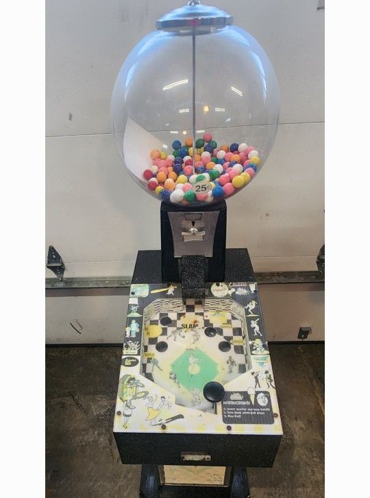 *** BASEBALL GUM BALL MACHINE ***