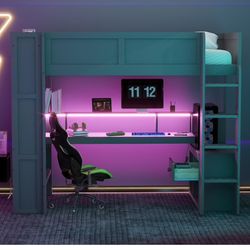 Twin Size Loft Bed Frame