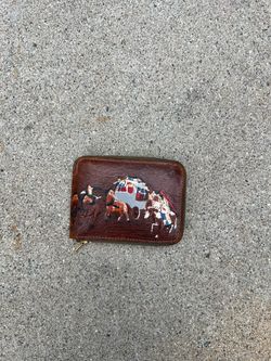 Vintage leather wallet
