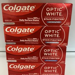 Colgate Optic White toothpaste 4.2 oz all 4 x $8