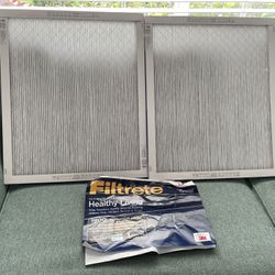 2 Brand New Filtrete AC filters. 20x24x1. Healthy Living Type With 1900 Filtration Rating