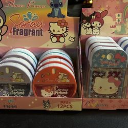 Hello Kitty and stitch perfumes