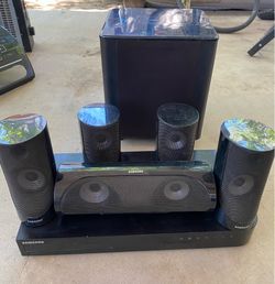 Samsung surround sound  with receiver /dvd