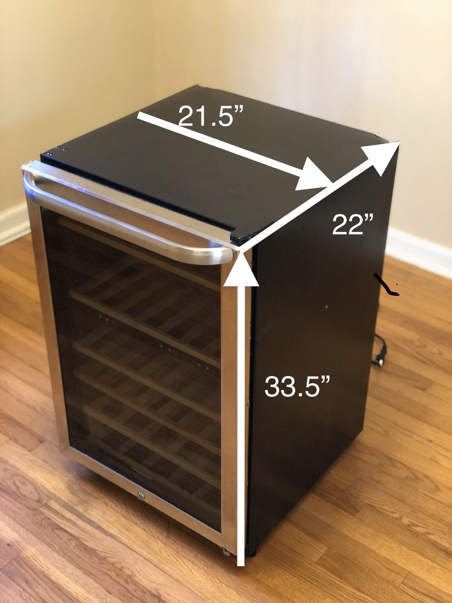 Frigidaire 38Bottle Wine Cooler Stainless steel ModelFFWC38B2RS