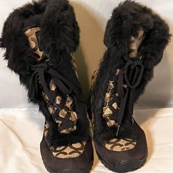 Excellent Coach Winter Snow Boots 8 1/2