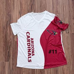 Arizona Cardinals football shirts. Most are.XL or XXL. Your choice $10 each