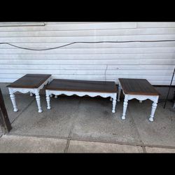 Coffee And End Tables Set