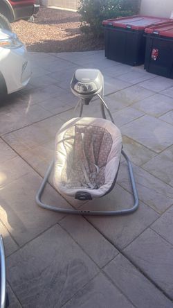 Baby Swing! I Don’t Have The Cord But It’s Still Swings Side To Side And It’s A Great Seat.