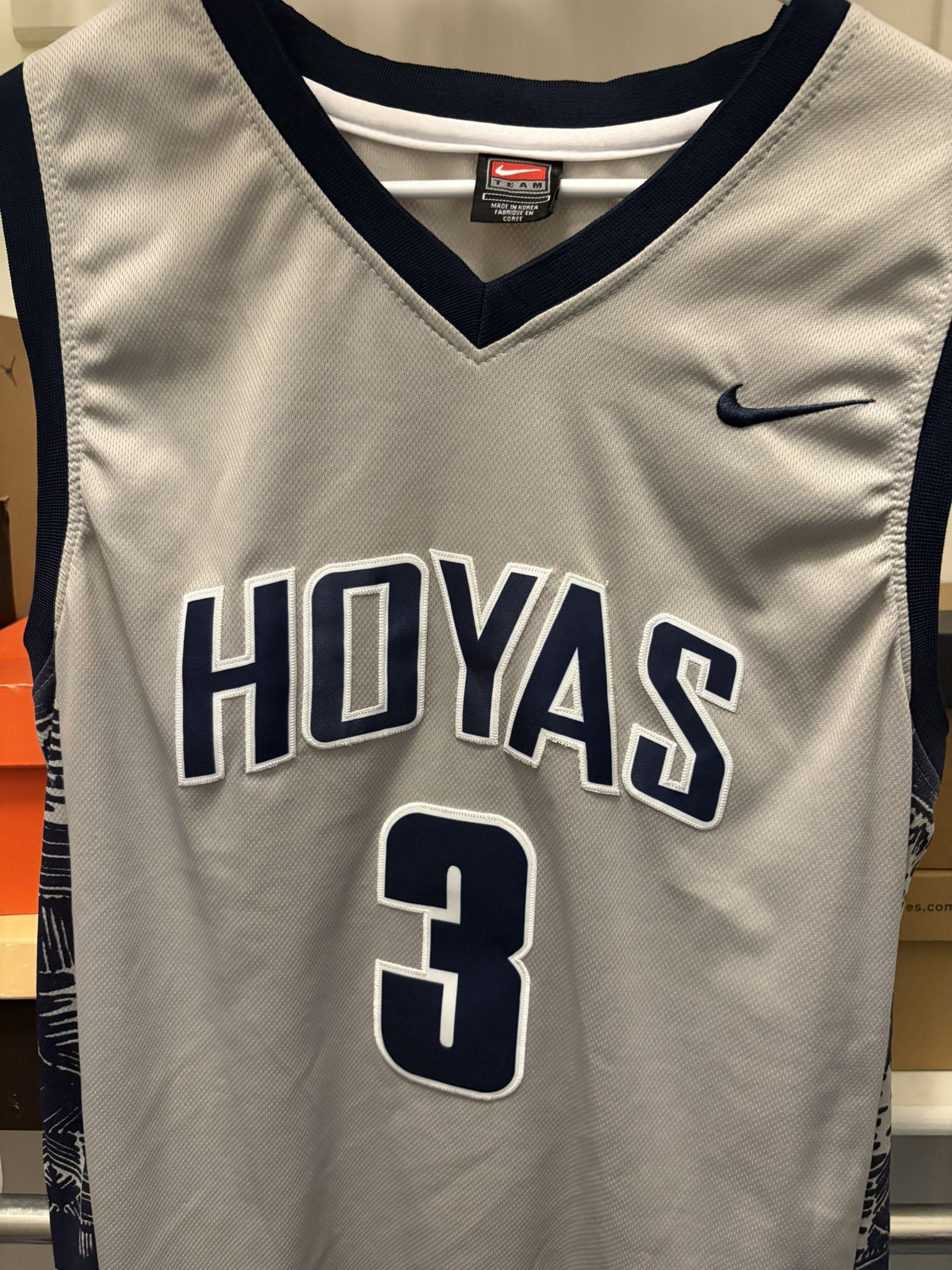 Allen Iverson Georgetown College Jersey Size M