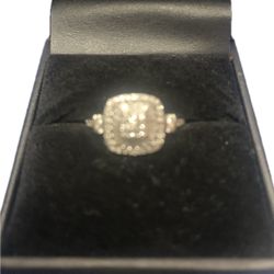 🔥🔥 Diamond Vintage Inspired Ring (1/2 ct. t.w.) in 14k White Brand New in Box🔥🔥
