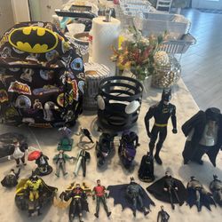 Batman Toys And Backpack
