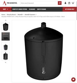Atlas Sound IED PM8FA pendulum speaker s