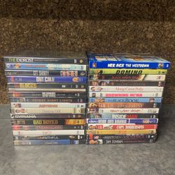 31 Sealed Unopened DVDs Great Tittles