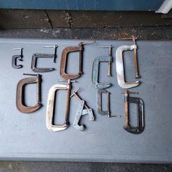  Vintage Heavy Duty Clamps 