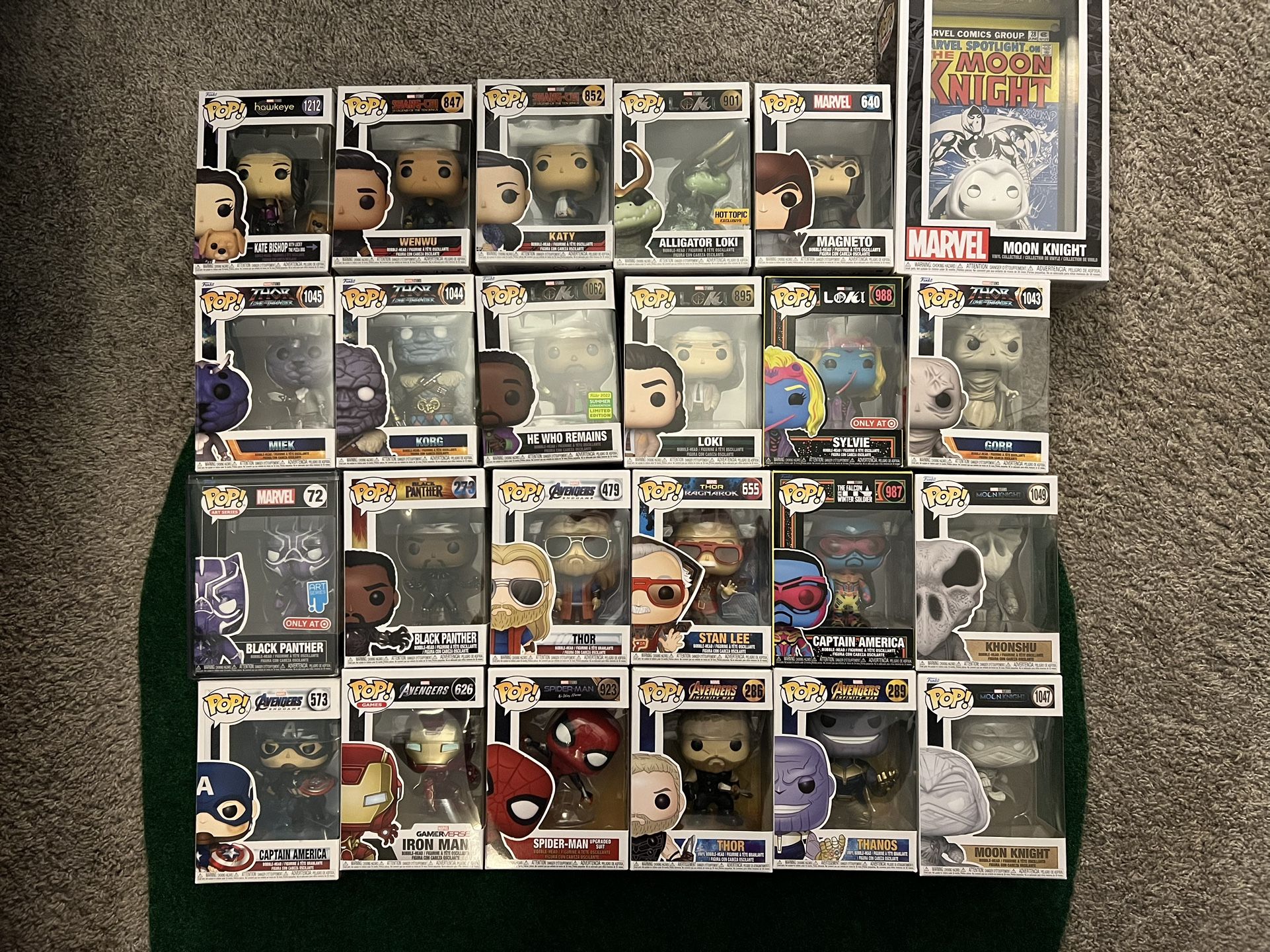 Marvel Funko Pops  (SEE DESCRIPTION)