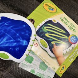 Crayola Mess Free Toddler Touch Lights, Musical Doodle Board Sensory Toy