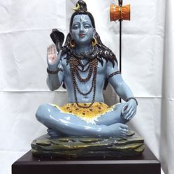 Shiva Indian God 33” Made Of Fiber 