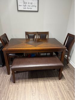 6pc dinette w/bench