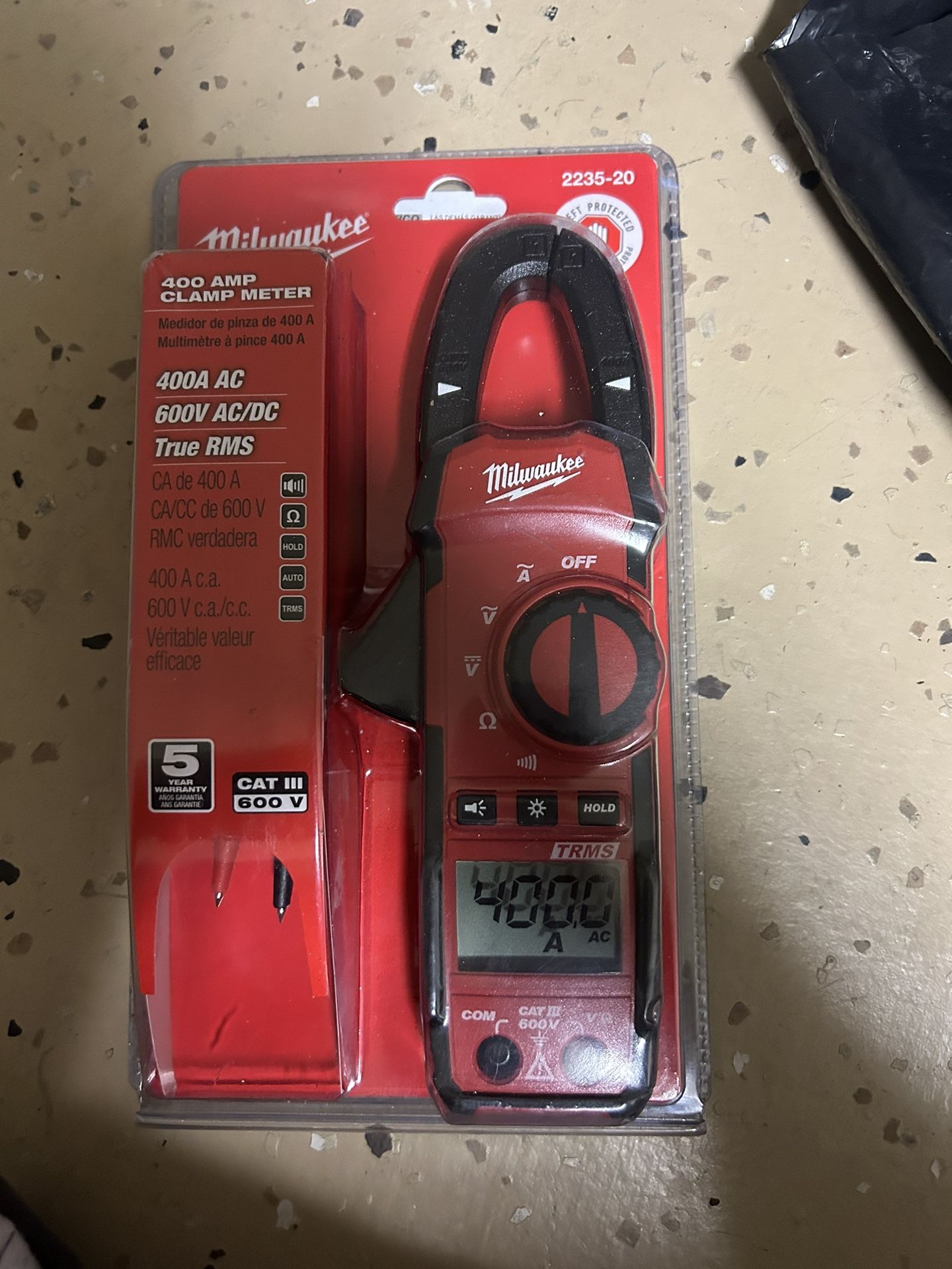 Milwaukee 400 Amp AC Digital Clamp Meter