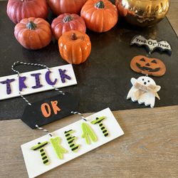 Fall/halloween Decor Lot 