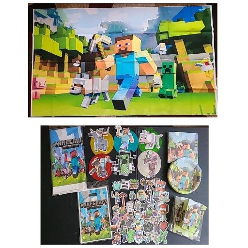 Minecraft Balloons Minecraft Backdrop Minecraft Party Supplies