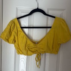 Yellow Tube Top 