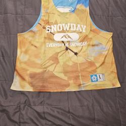 MENS SNOWDAY GINKGO REVERSIBLE JERSEY SIZE LARGE 