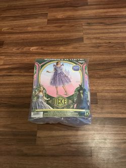 Wicked For Good “Glinda” Adult Deluxe Halloween Dress, Size: X-Large (16-18) 