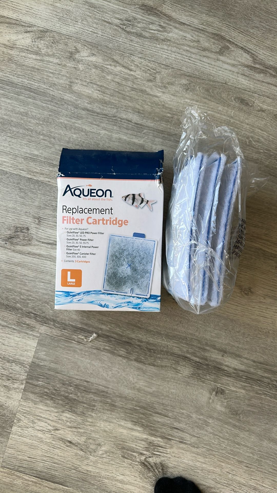 3 Pack Aqueon Filter Cartridge, Large