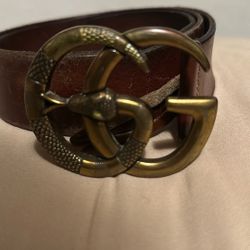 Authentic Certified Double G Gucci Belt 32”