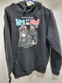 BOYZ N THE HOOD Men's ICE CUBE Boys in The Hood Hoodie Large