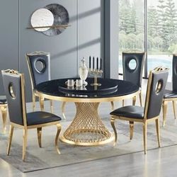 Unico Black&gold Table 🍒Dining room set ,table chairs,bench,buffet,cabinet,  📌
Office  Desk & Chair,  Couch,Coffee Table Set , TV stand, Bench, 