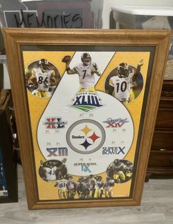 Super Bowl Picture Frame