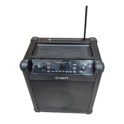 ION Audio BLOCK ROCKER AM/FM All-in-One Portable Speaker Mic Aux Bluetooth USB 