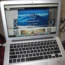 2013 Apple Macbook Air 13" laptop i7 @ 1.7Ghz 8GB 256GB Flash Sequoia - $299 (Schererville IN)