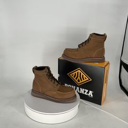 🎄‼️XMAS SALE‼️🎄BONANZA BOOTS FRONTIER FLEX 6" BA-641 CRAZY BROWN