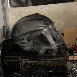 Bell SRT Blackout XL Motorcycle Helmet - 2 Visors