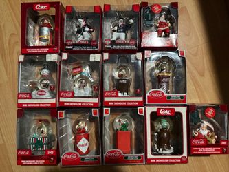 Coca-Cola snow globes