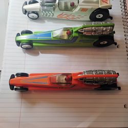 Vintage 1984 Schaper Toys Super Dragsters Lot Of Three